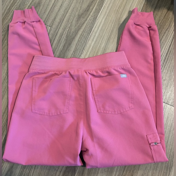 Figs Bright Pink Jogger Scrub Pants - Picture 2 of 3